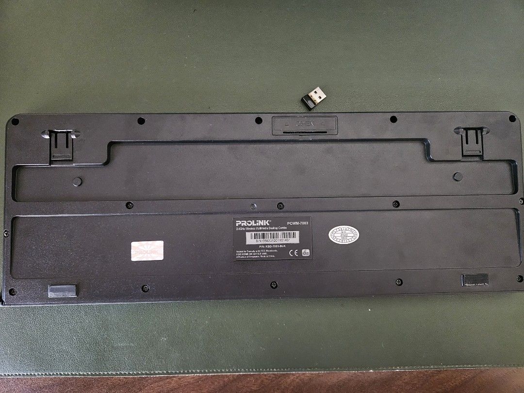 PROLiNK Wireless Keyboard with USB Dongle466316950557184001