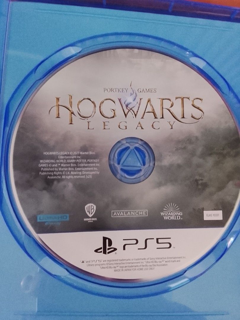 Ps5 Hogwarts legacy (Category: PlayStation) located in Manila. Submitted by coinhunter8 (Listing ID 1440395494, Image 2). Description: Ps5 Hogwarts legacy R3 great game no sratches graphics incredible. like new..