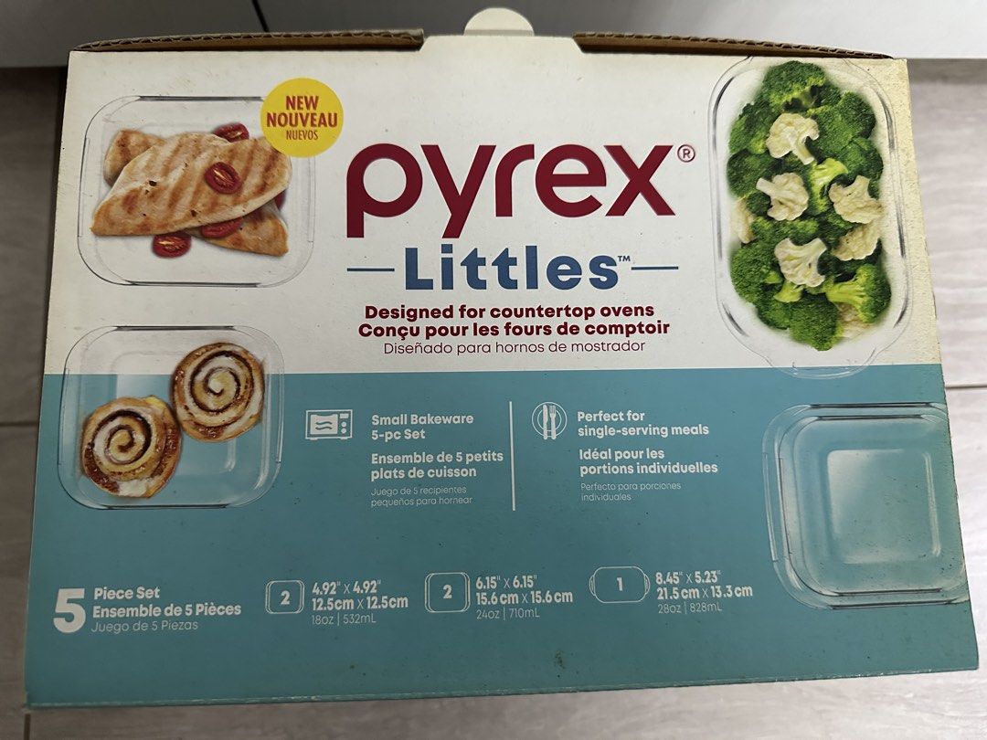 Pyrex glass bakeware - 5 piece set466744646598676482