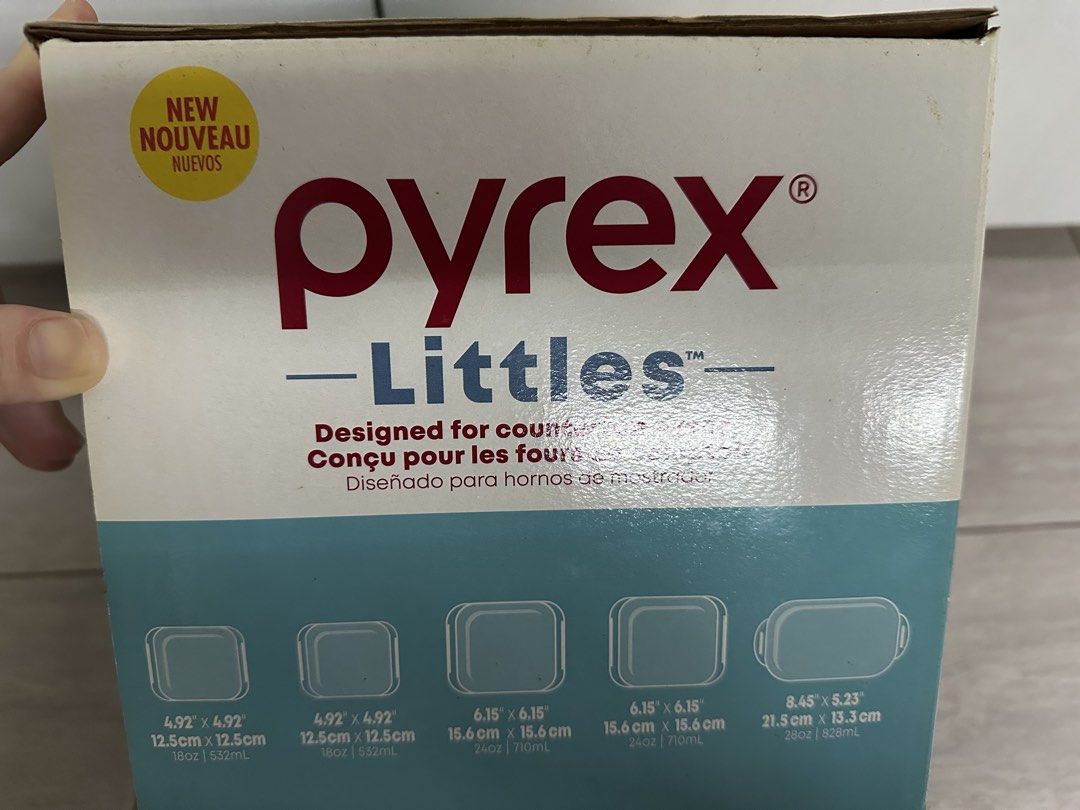 Pyrex glass bakeware - 5 piece set466744646598676481
