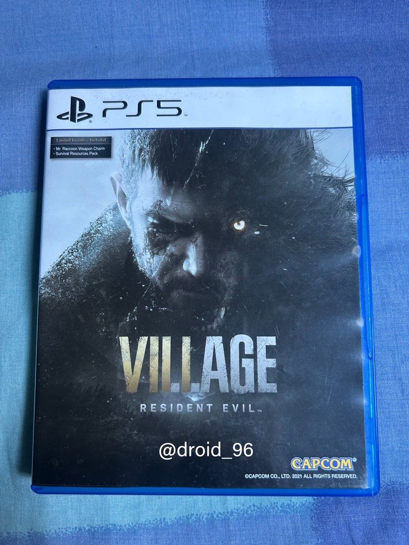 Resident Evil Village PS5 (Category: PlayStation) located in Carmona. Submitted by droid__96 (Listing ID 1440393006, Image 1). Description: (Price is fixed! Pass sa mga BARAT, SWAP, RESELLERS, and NO CHAT MATES!!) Will only reply to serious buyers!! Selling my RESIDENT EVIL VILLAGE PS5 for only ₱1,000. Rfs: Finished the game already. Meet ups at Alabang Town Center or Festival Mall upon schedule. I do Lalamove and Gcash! But booking and expense o