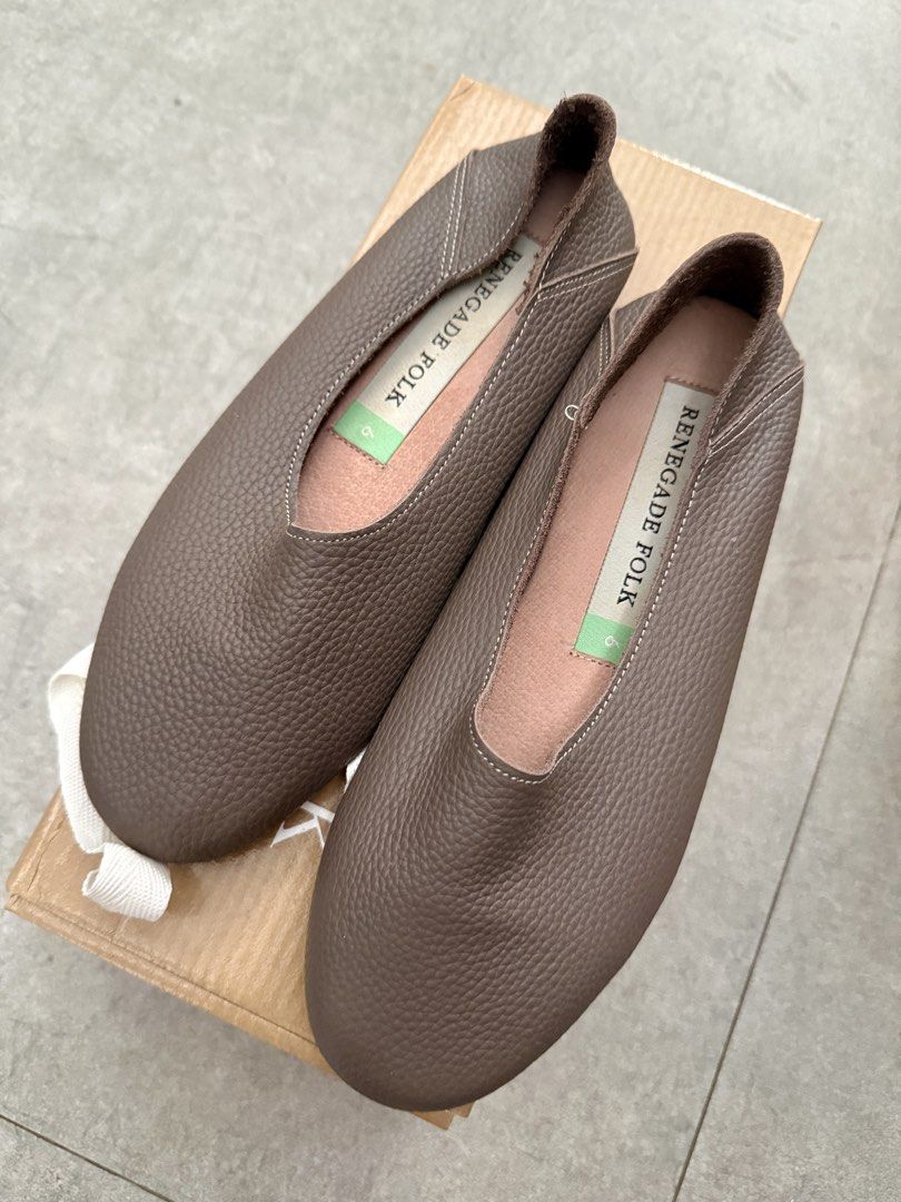RF OMW Half Flats in Dark Taupe (Category: Flats & Sandals) located in Cainta. Submitted by chaspreloved (Listing ID 1440475254, Image 2). Description: Retails for 3990 Used once RFS: downsizing my RF collection.
