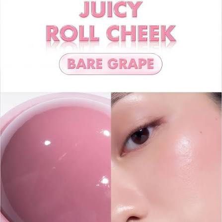 rom&nd Juicy Roll Cheek Bare Grape 06 (Category: Makeup) located in Manila. Submitted by uuusong (Listing ID 1440505106, Image 3). Description: - rom&nd Juicy Roll Cheek Blush - Shade: 06 Bare Grape - Type: Gloss balm blush - Finish: Natural, dewy - Application: Easy rollerball applicator for seamless blending - Effect: Subtle flush of color - Look: Fresh, youthful.