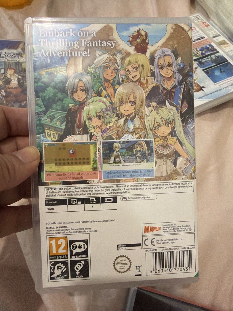 Rune Factory Special Nintendo Switch Game (Category: Nintendo) located in Las Pinas. Submitted by djcarla14 (Listing ID 1440463947, Image 2). Description: - Rune Factory Special for Nintendo Switch - Thrilling fantasy adventure - Plant your fields and explore dungeons - Make friends and build relationships - Rated 12+.