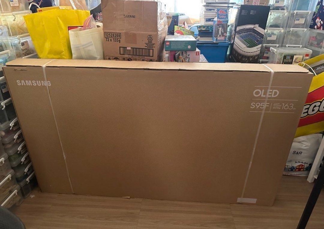 Samsung OLED S95F 65 inch TV (Category: TV) located in Mandaluyong City. Submitted by tidehunter40519 (Listing ID 1440449961, Image 1). Description: Size 55 In and over Brand Samsung Origin of goods China Samsung OLED S95F TV - 65-inch screen size - Brand new, in original packaging - Ready for delivery - Please message with any questions.