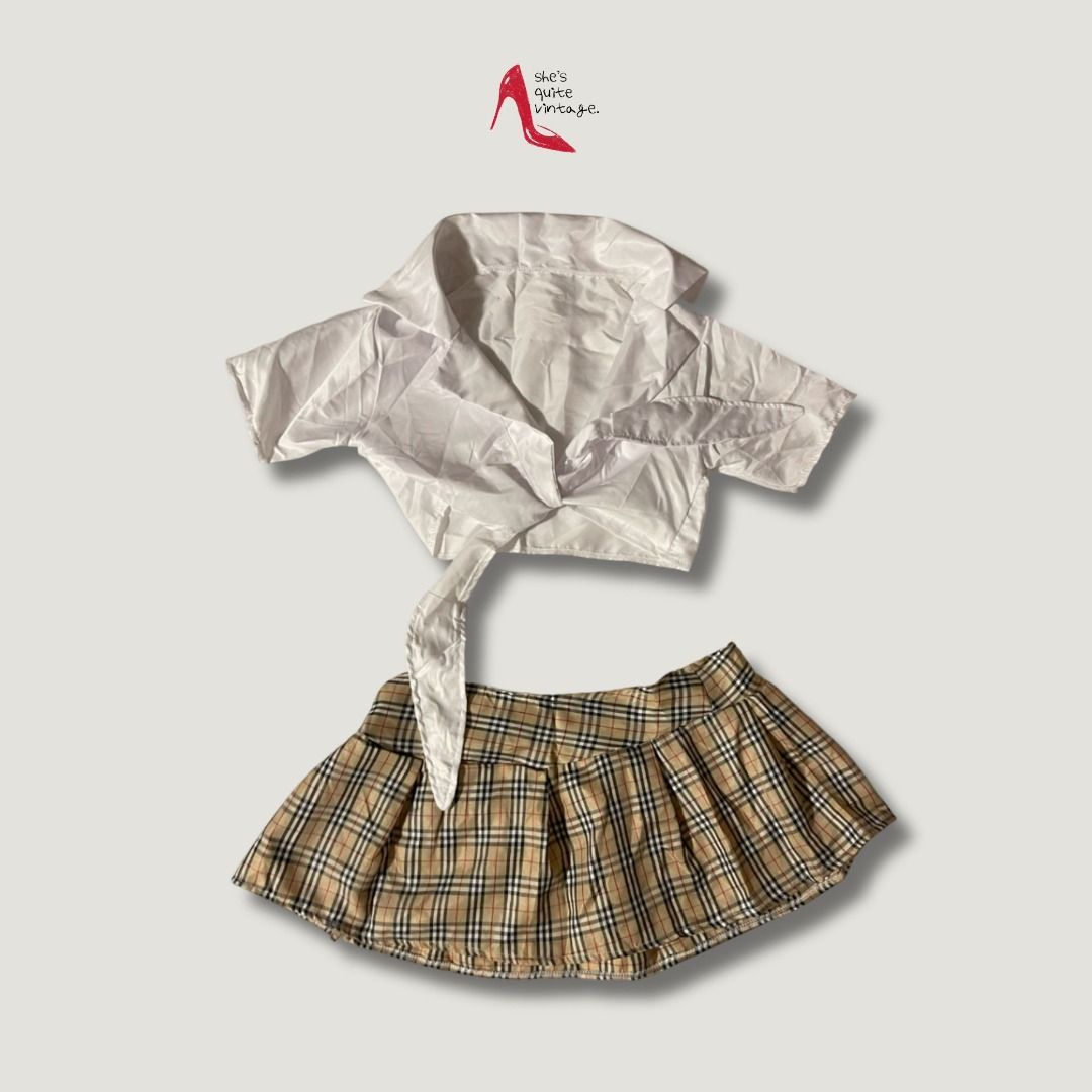 School Girl Halloween Costume (Category: Sets or Coordinates) located in Quezon City. Submitted by shesquitevintage (Listing ID 1440511086, Image 1). Description: ♡ Size: XXS / XS ♡ Fits small waists and petite figures. ♡ Good as new. No flaws. ♡ Used once last year for Halloween. ♡ RFS: Don’t need it anymore. ♡ If you would like, please message me if you wish to see it worn! ♡ For anyone looking for a Halloween costume this upcoming year 2026 .