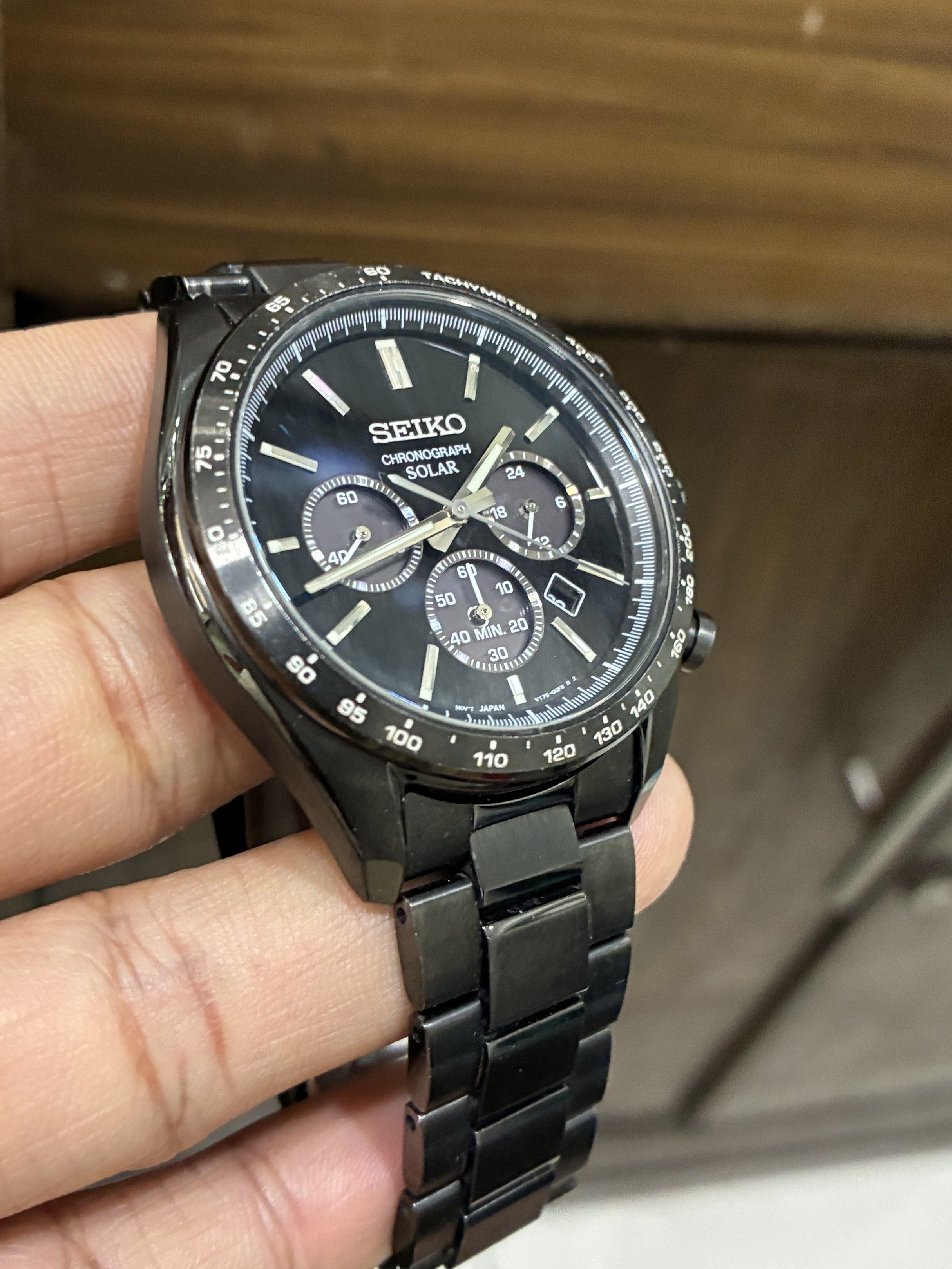 Seiko Solar Chronograph Mens 18cmOnly (Category: Men's Watches) located in Manila. Submitted by tictac921 (Listing ID 1440425347, Image 2). Description: .