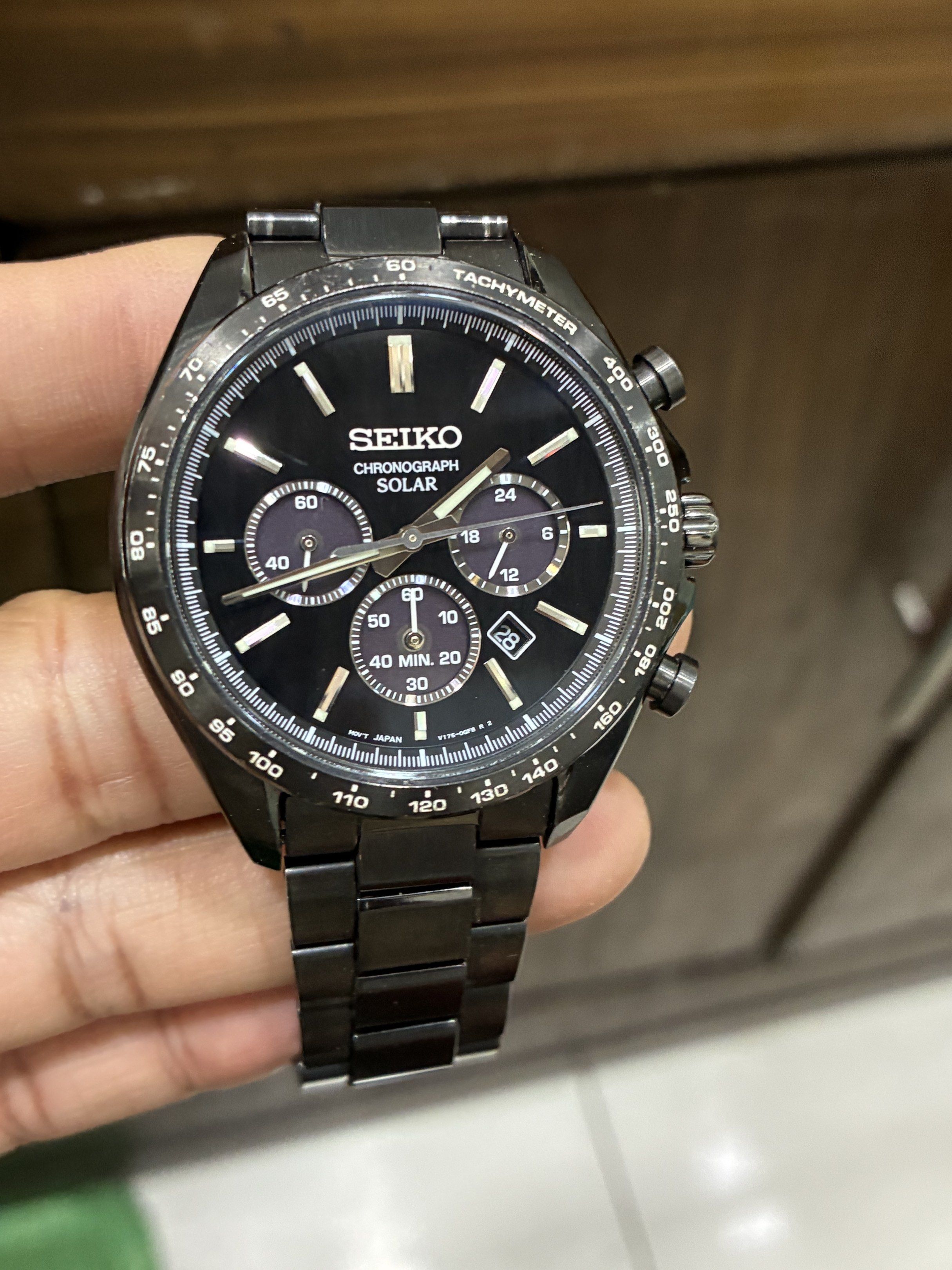 Seiko Solar Chronograph Mens 18cmOnly (Category: Men's Watches) located in Manila. Submitted by tictac921 (Listing ID 1440425347, Image 1). Description: .