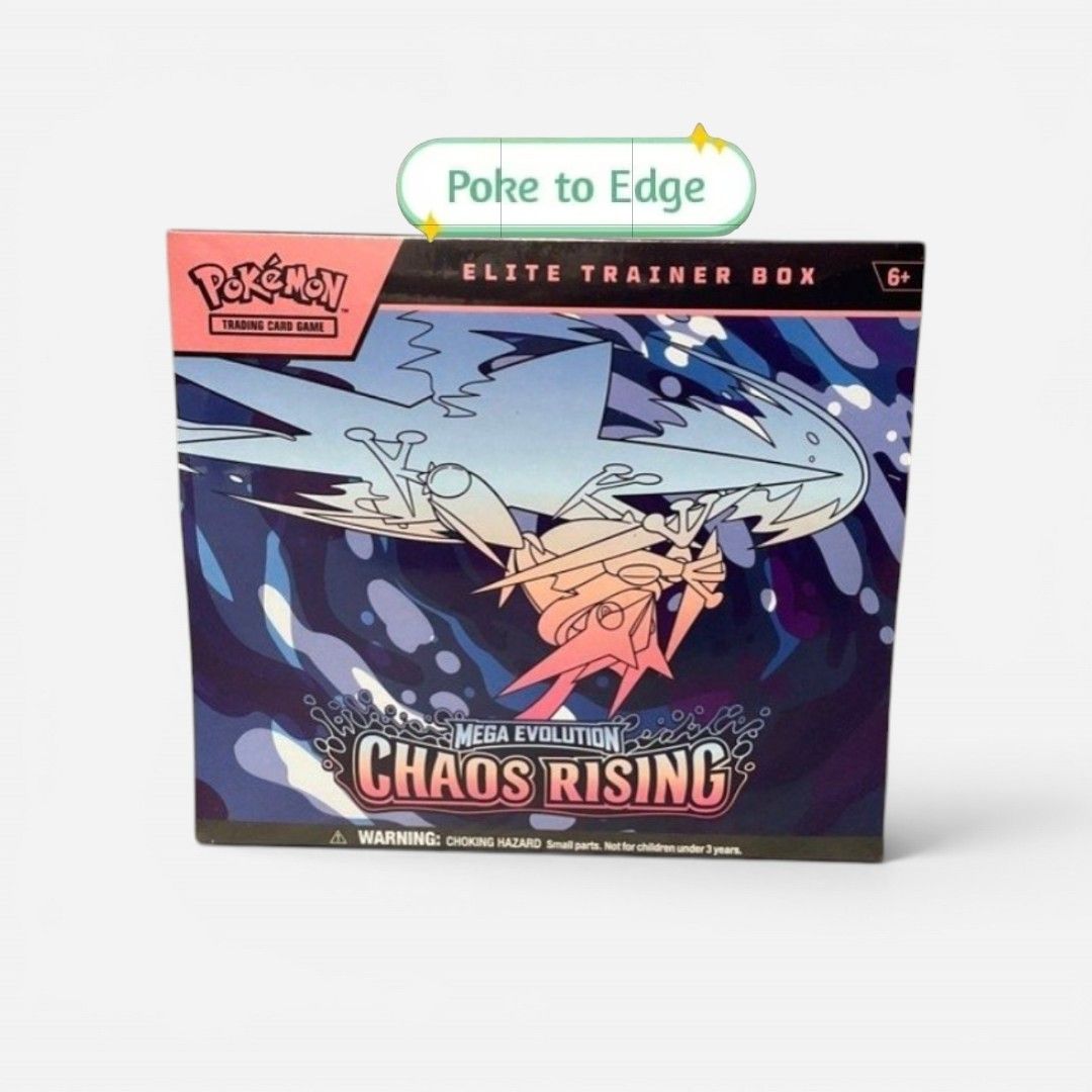 Shrinked Pokemon TCG Mega Evolution Chaos Rising Elite Trainer Box ...
