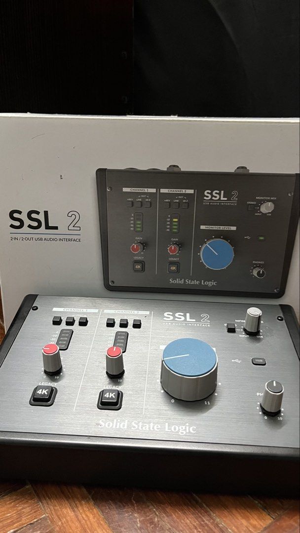 Solid State Logic (SSL) 2 Audio Interface (Category: Other Audio Equipment) located in Kuala Lumpur. Submitted by adrnailyn (Listing ID 1440417118, Image 1). Description: Model: SSL 2 MK II (100% original) Retail Price: 1000+ Condition: 9/10. Used, but very well-maintained and works perfectly Included: Original box Reason for Selling: Upgrading my studio setup COD: Bandar Sri Permaisuri, Cheras KL Postage Semenanjung: RM10 Sabah/Sarawak : RM15 .