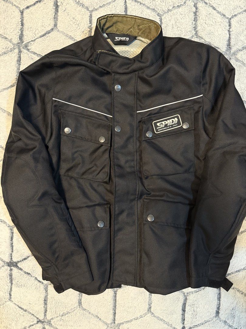 Spidi Originals Enduro Jacket (Black) (Category: Helmets and other Riding Gears) located in Manila. Submitted by chie.molay (Listing ID 1440496842, Image 1). Description: Used once.