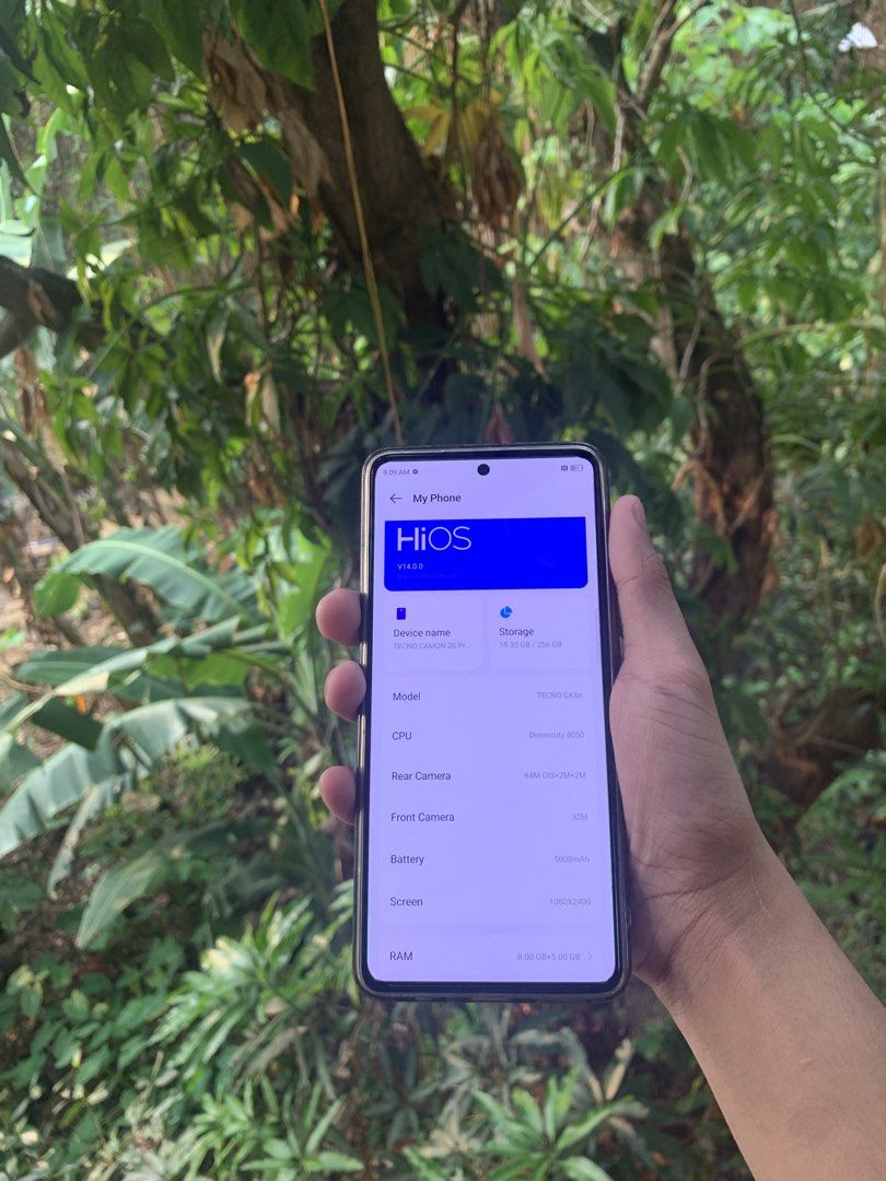 TECHNO CAMON 20 PRO (Category: Android Others) located in Manila. Submitted by uxj6f (Listing ID 1440522124, Image 2). Description: TECNO CAMON 20 PRO 8GB RAM + 256GB ROM 120Hz AMOLED Display Helio G99 Processor 64MP Camera 5000mAh Battery 33W Fast Charging Stereo Speaker Under Display Fingerprint Issue natanggal lang lens mura lang sa shoppe .