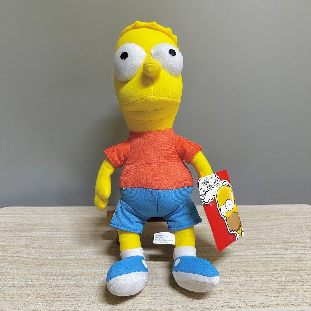 The Simpsons Bart Simpson Plush 33cm - Php 500 (Category: Plushies & Soft Toys) located in Davao. Submitted by pandorastoybox (Listing ID 1440474318, Image 1). Description: The Simpsons Bart Simpson Plush 33cm - Php 750.
