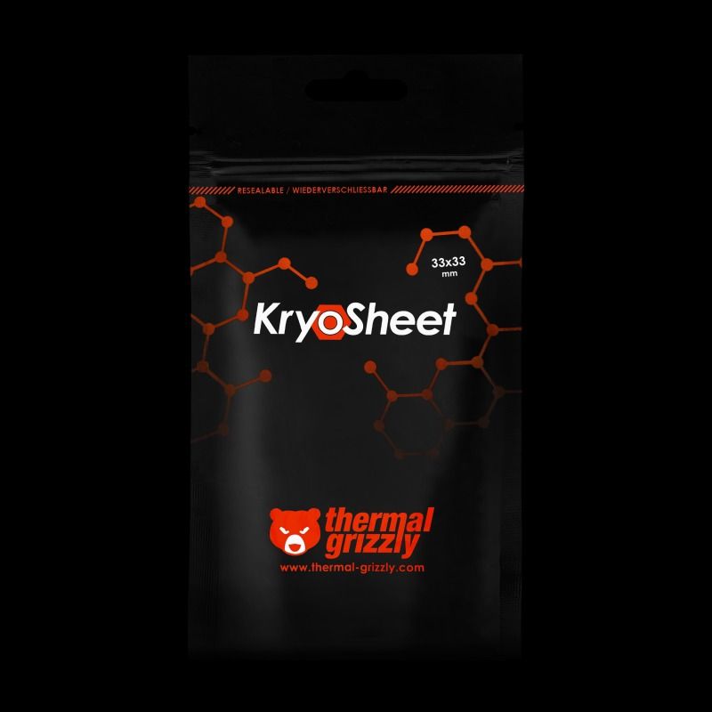 Thermal Grizzly KryoSheet Graphene Thermal Pads assorted size