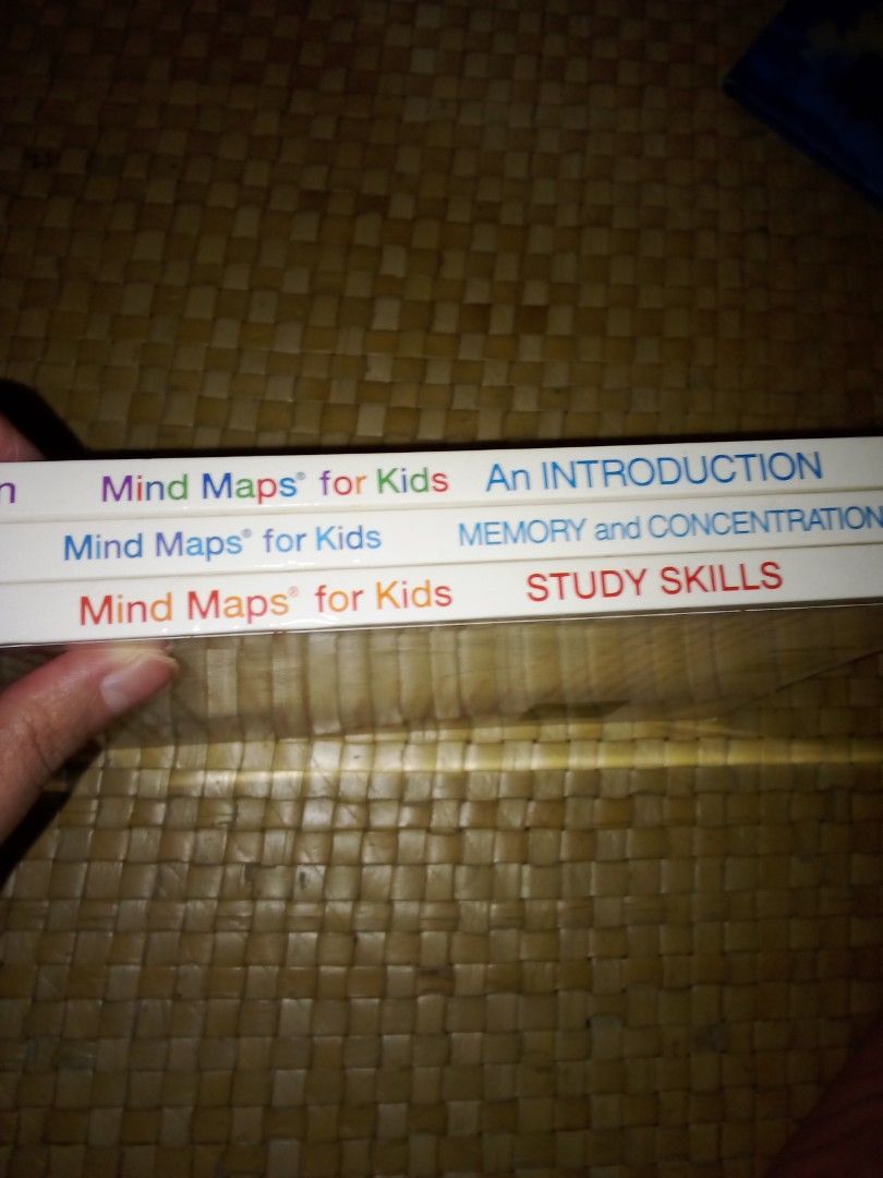 Tony Buzan Mind Maps for Kids Set (Category: Children's Books) located in Paranaque City. Submitted by booksbycccc (Listing ID 1440458054, Image 2). Description: - Set of 3 Tony Buzan Mind Maps for Kids books - Titles: 'Study Skills', 'An Introduction', 'Max your Memory and Concentration' - Helps children learn and improve memory and concentration - Pages are clear and easy to understand Payment first, 350 Indiv. if take all with discount. .