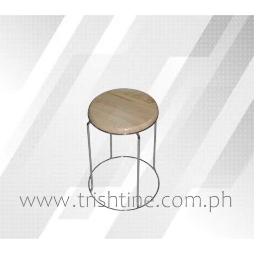 TPSC-006 | Stool Chair with wood accent (Category: Chairs) located in Caloocan City. Submitted by trishtine_jim9 (Listing ID 1440402685, Image 1). Description: Chrome Plated Stool Chair Wooden Seat Dimension: W39 x H46 cm DISCLAIMER: Price is for Posting Purposes Only.