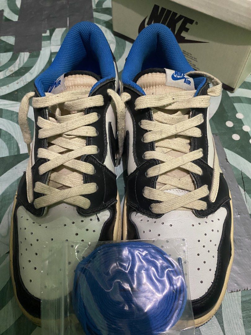 TRAVIS SCOOT FRAGMENTS (Category: Sneakers) located in Trece Martires City. Submitted by kiooo.77 (Listing ID 1440538951, Image 3). Description: SIZE 45 NEED WASH AND YELLOW STAIN, SOLE REP ONTI SA ISANG SHOE NA MALIIT LANG KITA SA PIC AND DI NAMAN SIYA NATATANGGAL - GREAT SHAPE NO HEAL DRAG .