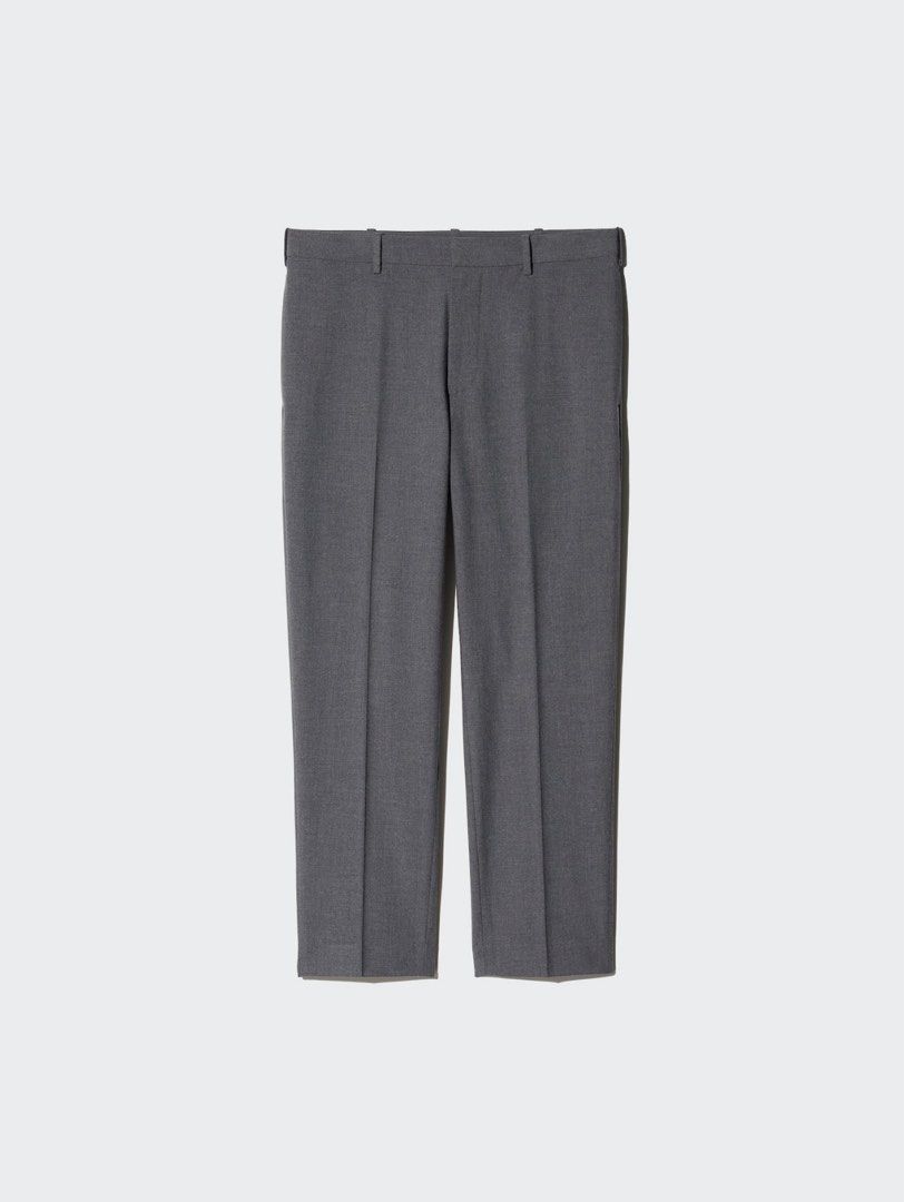 Uniqlo Smart Ankle Pants - Gray - Size S (Category: Trousers) located in Quezon City. Submitted by smgss (Listing ID 1412994524, Image 1). Description: - Uniqlo Smart Ankle Pants - Color: Gray - Size: S (Waist 68-76cm) - Straight leg cut - New with tags - Made in China.
