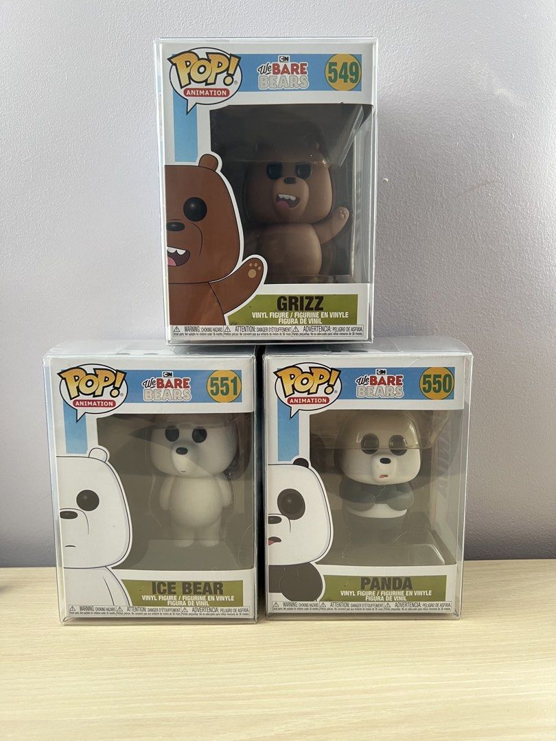 We Bare Bears Funko Pop Set (Category: Designer & Blind Box Toys) located in Manila. Submitted by ccbartolome (Listing ID 1440543944, Image 1). Description: Selling as a set.
