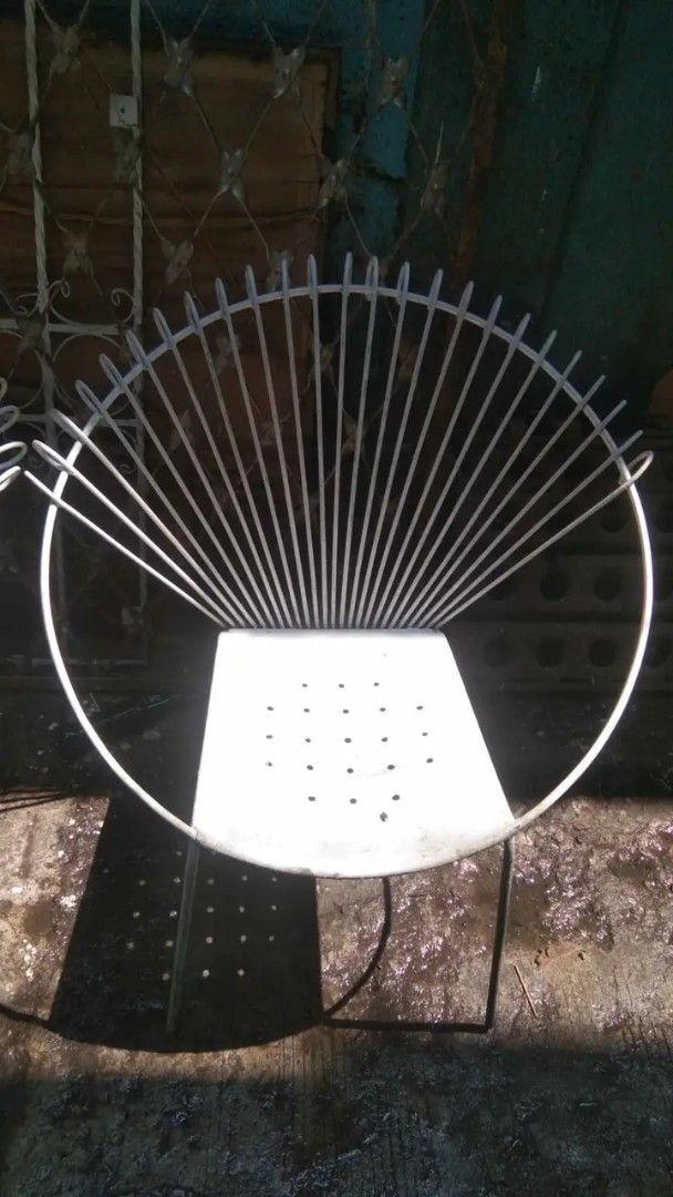 White Metal Acapulco Style Chairs and Table Set (Category: Tables & Sets) located in Manila. Submitted by erica111591 (Listing ID 1440402065, Image 3). Description: - Set includes 3 white metal chairs and 1 matching table. - Classic Acapulco-inspired design. - Features perforated metal seats. - Ideal for outdoor spaces like patios or gardens. - Clean, modern metal frame. - Ready for its new home..
