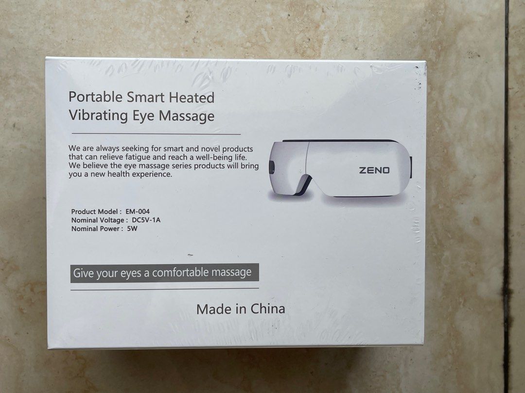 Zeno Portable Smart Heated Vibrating Eye Massager (Category: Massage Devices) located in Pasay City. Submitted by kkalien (Listing ID 1440496395, Image 2). Description: Zeno Portable Smart Heated Vibrating Eye Massager The shipping fee would be shouldered by the buyer. Payment will be done through GCash or BDO. Can be delivered through Angkas, Lalamove, or Grab Express. Please feel free to inquire for more information. .