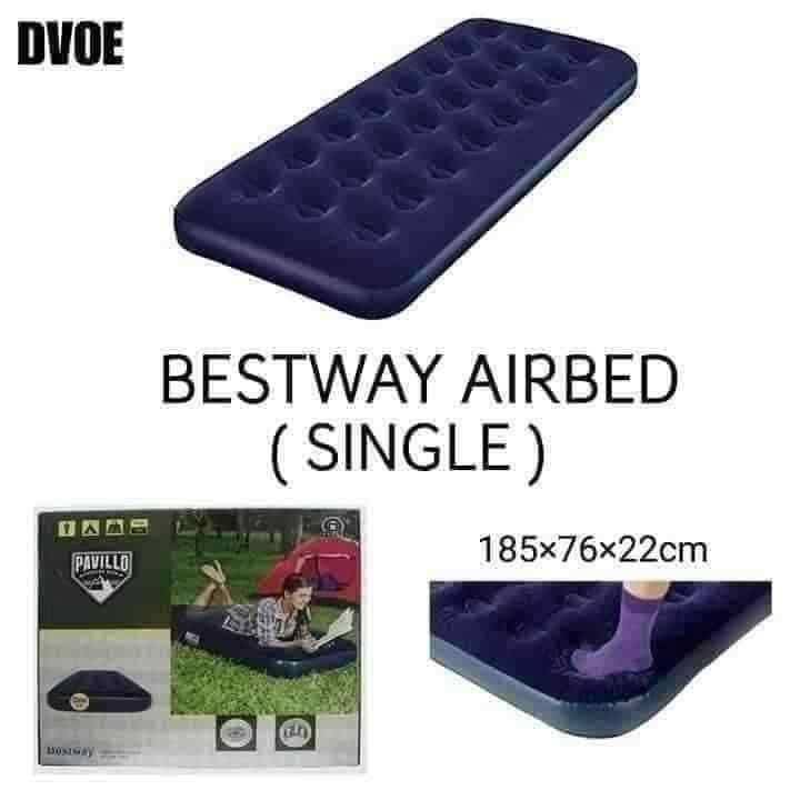 AIR BED (Bestway Brand) (Category: Looking For) located in Manila. Submitted by redonline (Listing ID 1440616748, Image 3). Description: AIR BED (Bestway Brand) Single 550 Double 850 Queen 1050 King 1200 Air pump Electric 250 ON HAND BRAND NEW Mode of Payment: Gcash,COD Same day delivery + Delivery Fee.