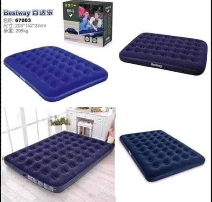 AIR BED (Bestway Brand) (Category: Looking For) located in Manila. Submitted by redonline (Listing ID 1440616748, Image 2). Description: AIR BED (Bestway Brand) Single 550 Double 850 Queen 1050 King 1200 Air pump Electric 250 ON HAND BRAND NEW Mode of Payment: Gcash,COD Same day delivery + Delivery Fee.