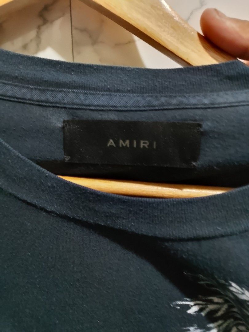 Amiri Falcon Shirt (Category: Tshirts & Polo Shirts ) located in Paranaque City. Submitted by lanceee.999 (Listing ID 1440715922, Image 2). Description: Size: M Dimes: W23 L31 Color Rate: 8/10 Legit/Authentic Issue: Minor Crackprints Good Condition.