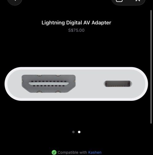 Apple Lightning Digital AV Adapter HDMI467502540292116481