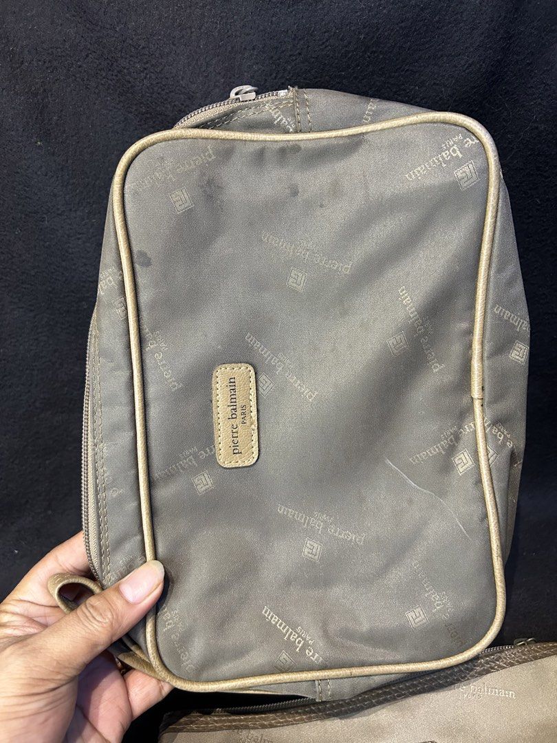 BALMAIN Bundle Clutch, Pierre Balmain (Category: Luxury Bags & Wallets) located in Quezon City. Submitted by WIMC2ndaccount (Listing ID 1440742255, Image 2). Description: Bundle clutch Preloved bag 2 clutch.