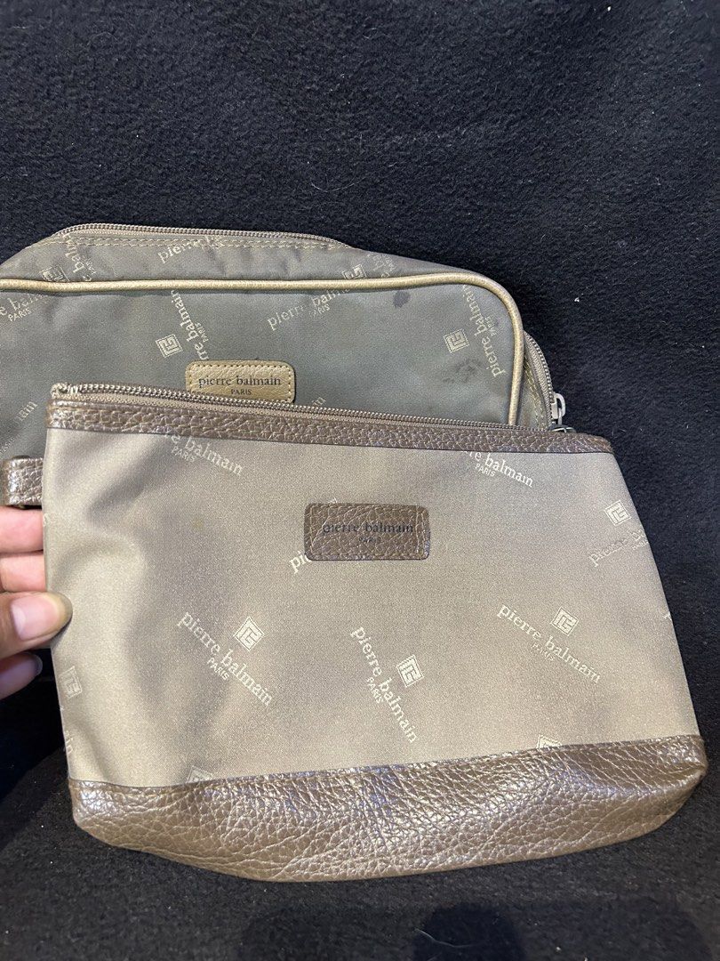 BALMAIN Bundle Clutch, Pierre Balmain (Category: Luxury Bags & Wallets) located in Quezon City. Submitted by WIMC2ndaccount (Listing ID 1440742255, Image 3). Description: Bundle clutch Preloved bag 2 clutch.