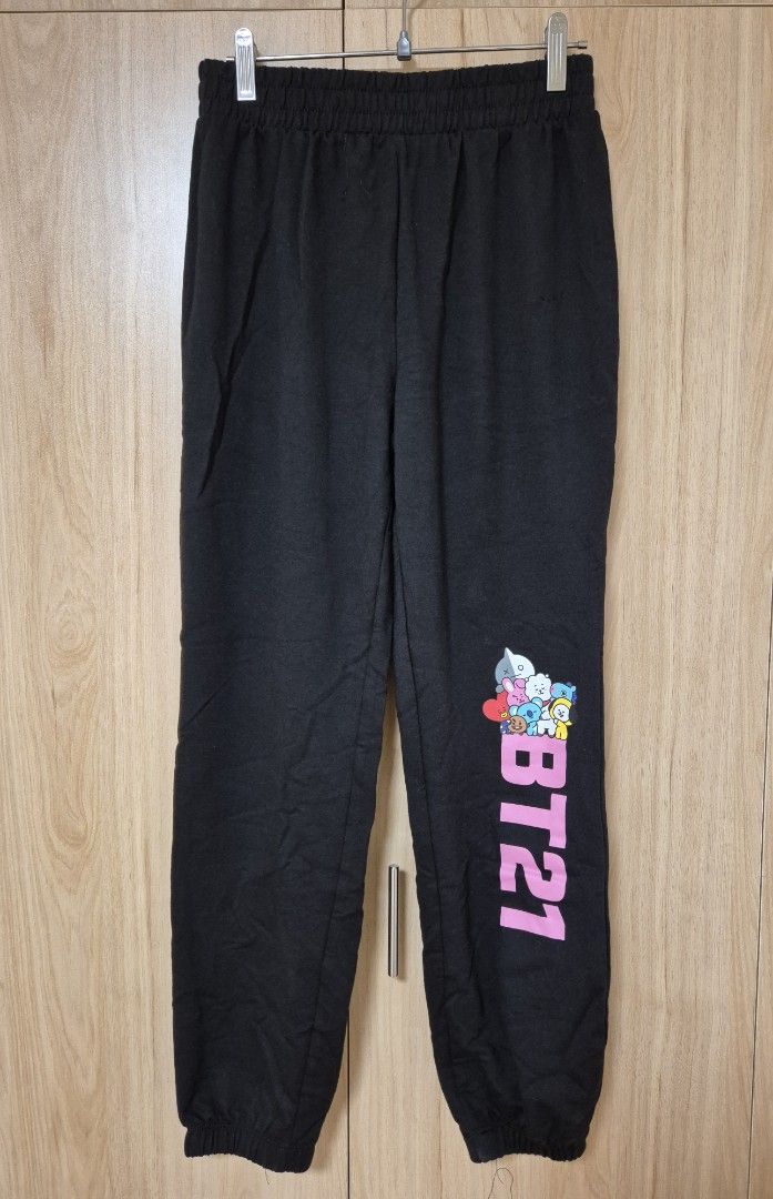 BTS BT21 Terno Set (Category: Sets or Coordinates) located in Pasay City. Submitted by bbearyoon (Listing ID 1440644017, Image 3). Description: Terno Size S on Tag Fit up to Med Top Armpit to armpit - 19.5in Length - 19in Pants Garterized Waist - 25-30in Length - 37 in Pants has small mended hole. Dm for picture.
