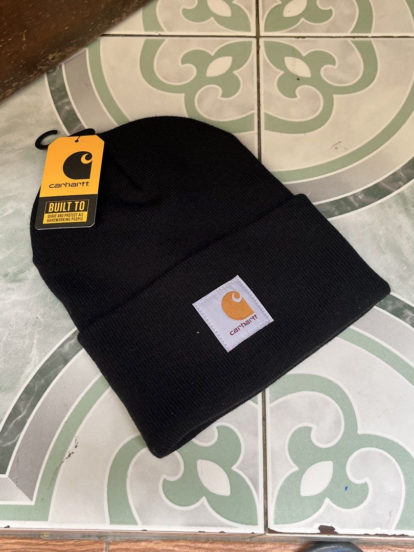 Carhartt Black Beanie Hat Knit Cuffed (Category: Caps & Hats) located in Manila. Submitted by raynel.aristosa (Listing ID 1440719410, Image 1). Description: AUTHENTIC CARHARTT KNIT CUFFED BEANIE USA PHP 2499 ONLY BLACK !! THE CUSTOMER WILL SHOULDER THE SHIPPING FEE. !! PIO DEL PILAR, MAKATI.