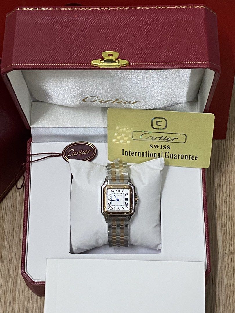 Cartier panthere (Category: Luxury Watches) located in Manila. Submitted by leywatch3s (Listing ID 1440596193, Image 3). Description: Cartier panthere 🐆 -Quartz movement ⌚ -Elegant Roman numeral dial 🤍 -Stainless silver finish -Sapphire style glass -Perfect for daily wear & classy outfits 💎 -Small & big size -Pwede pang couple -May others color din Just PM me directly For more inquiries ❤️ On hand and ready to ship 🚚‼️ .