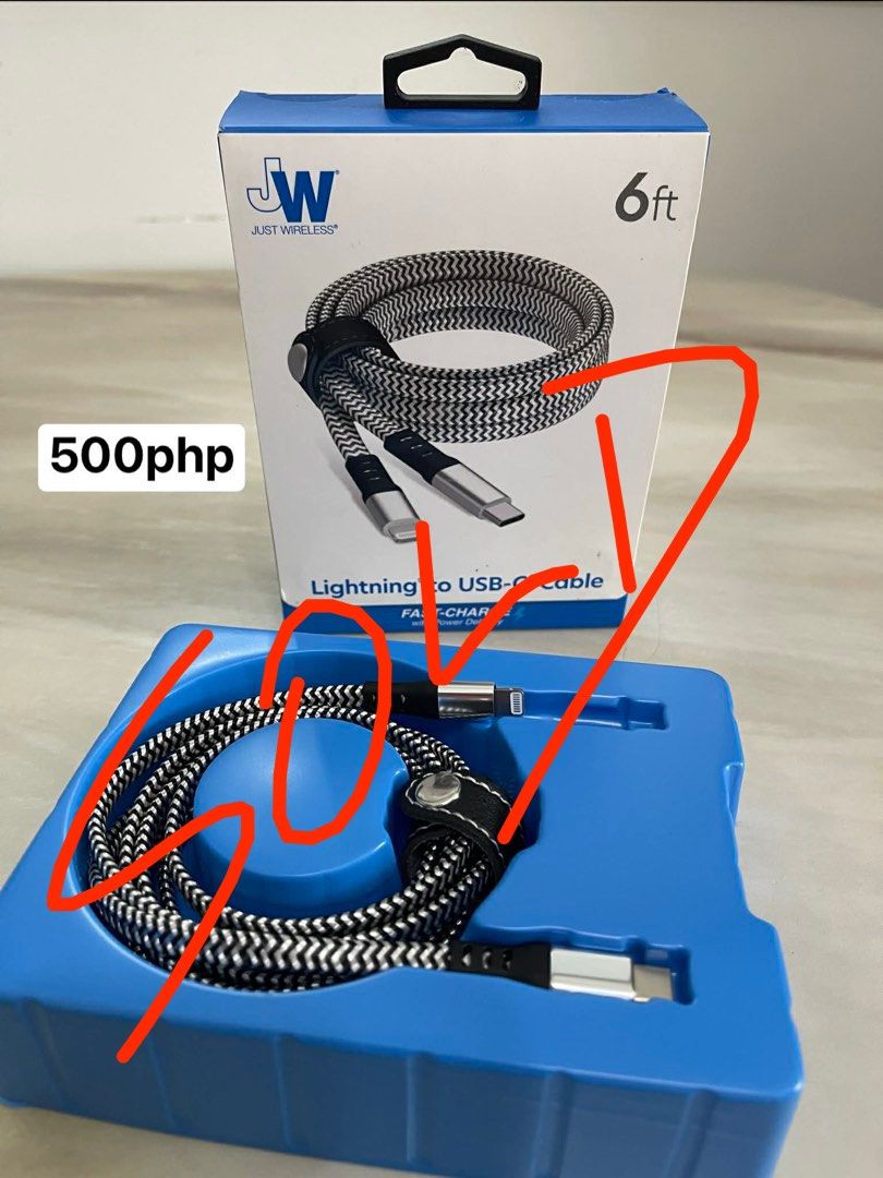 Charger & Cable (Category: Cables & Adaptors) located in Quezon City. Submitted by aimcharm17 (Listing ID 1429900334, Image 2). Description: Price per item posted in each photo Brand new from 🇺🇸.