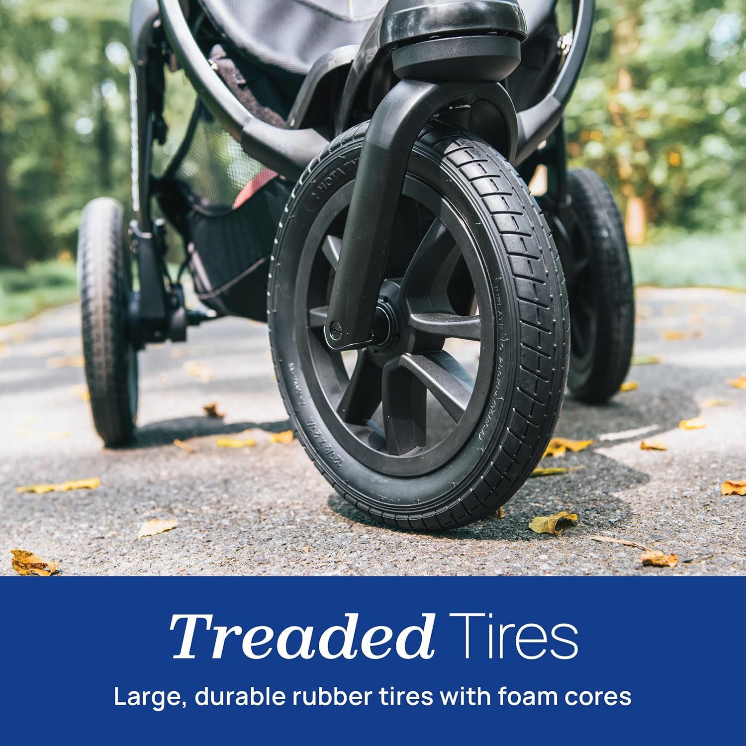 Chicco Activ3 Jogging Stroller - Eclipse | Grey - [Eclipse] [] (Category: Other Babies Going Out Needs) located in Singapore. Submitted by dealshark.com (Listing ID 1440747183, Image 9). Description: Multi-position reclining seat with full-coverage, UPF-rated extendable canopy with two peek-a-boo windows and reflective detail. Detachable padded arm bar for easy in and out as child grows. Secure, click-in attachment for all Chicco infant car seats