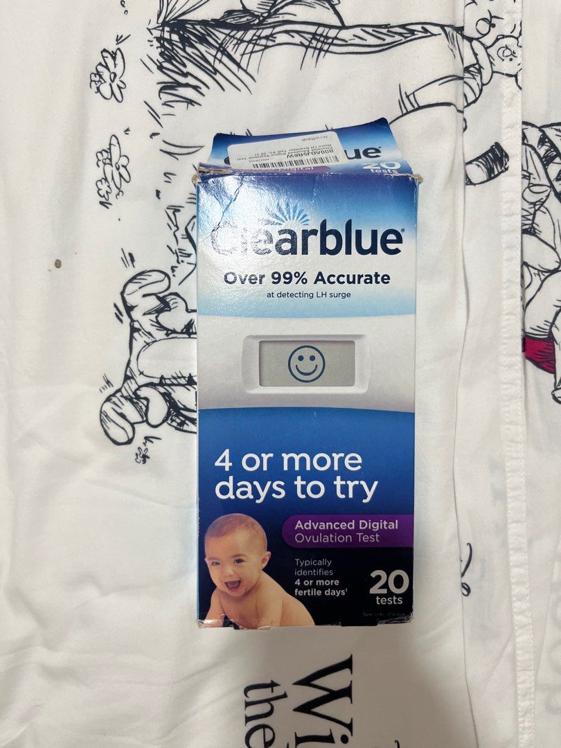 Clearblue Advanced Digital Ovulation Test (Category: Maternity Care) located in Singapore. Submitted by ilovemuji (Listing ID 1440642070, Image 1). Description: - 11 test kits left Advanced Digital Ovulation Tests - Over 99% accurate in detecting LH surge - Typically identifies 4 or more fertile days - super easy to use, highly recommend! -expires 2027.