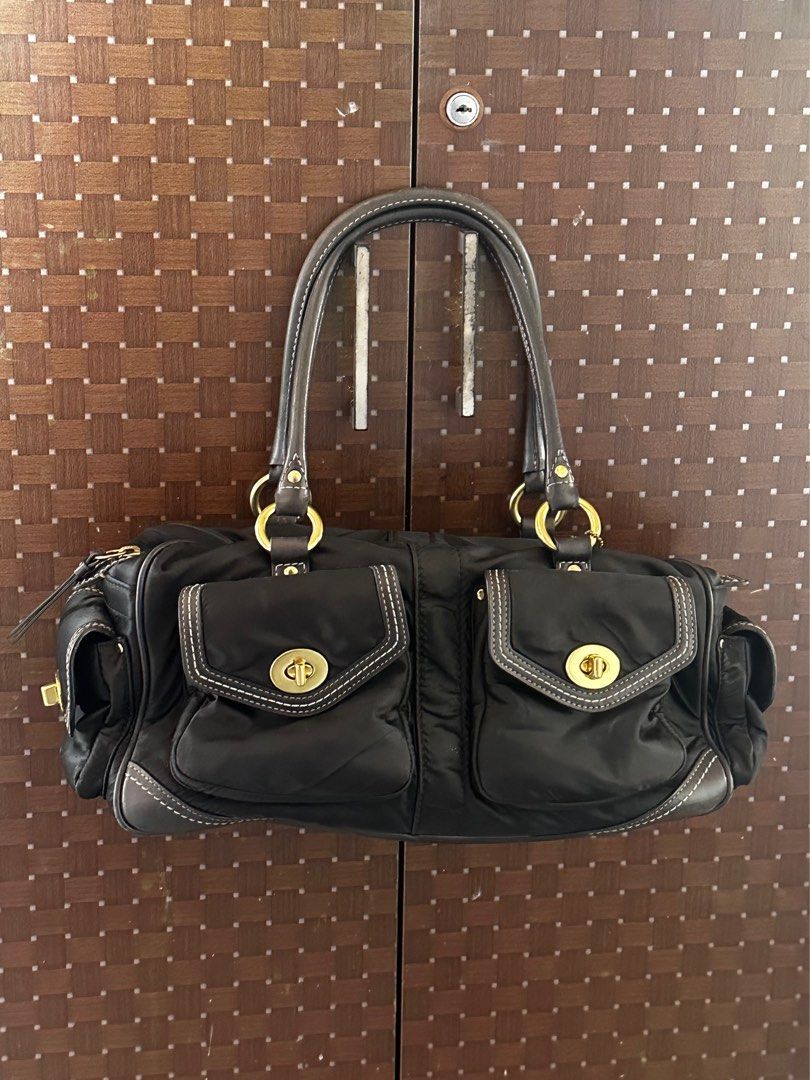 Coach Legacy Gallery Satchel (Nylon) (Category: Luxury Bags & Wallets) located in Manila. Submitted by ishauls (Listing ID 1440637357, Image 1). Description: DM for deets :).