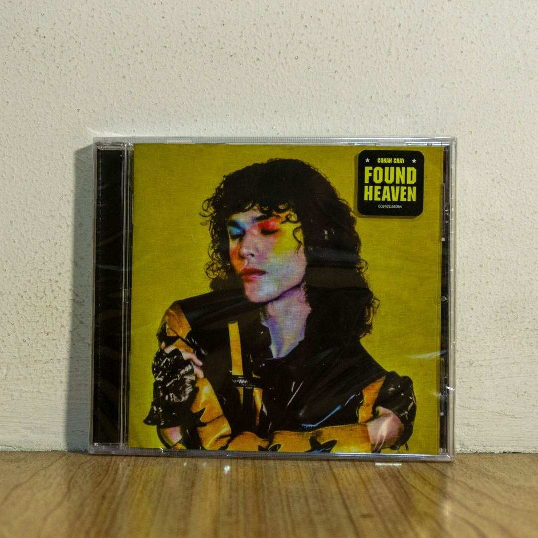 Conan Gray Found Heaven CD (Category: CDs & DVDs) located in Manila. Submitted by miguelllllll (Listing ID 1440636216, Image 1). Description: New/sealed 1 Disc Tracks: 1 Found Heaven 2 Never Ending Song 3 Fainted Love 4 Lonely Dancers 5 Alley Rose 6 The Final Flight 7 Miss You 8 Bourgeoisieses 9 Forever with Me 10 Eye of the Night 11 Boys & Girls 12 Killing Me 13 Winner Shipping - Lalamove, LBC COP; Payment first policy Meetup - Las Pinas.
