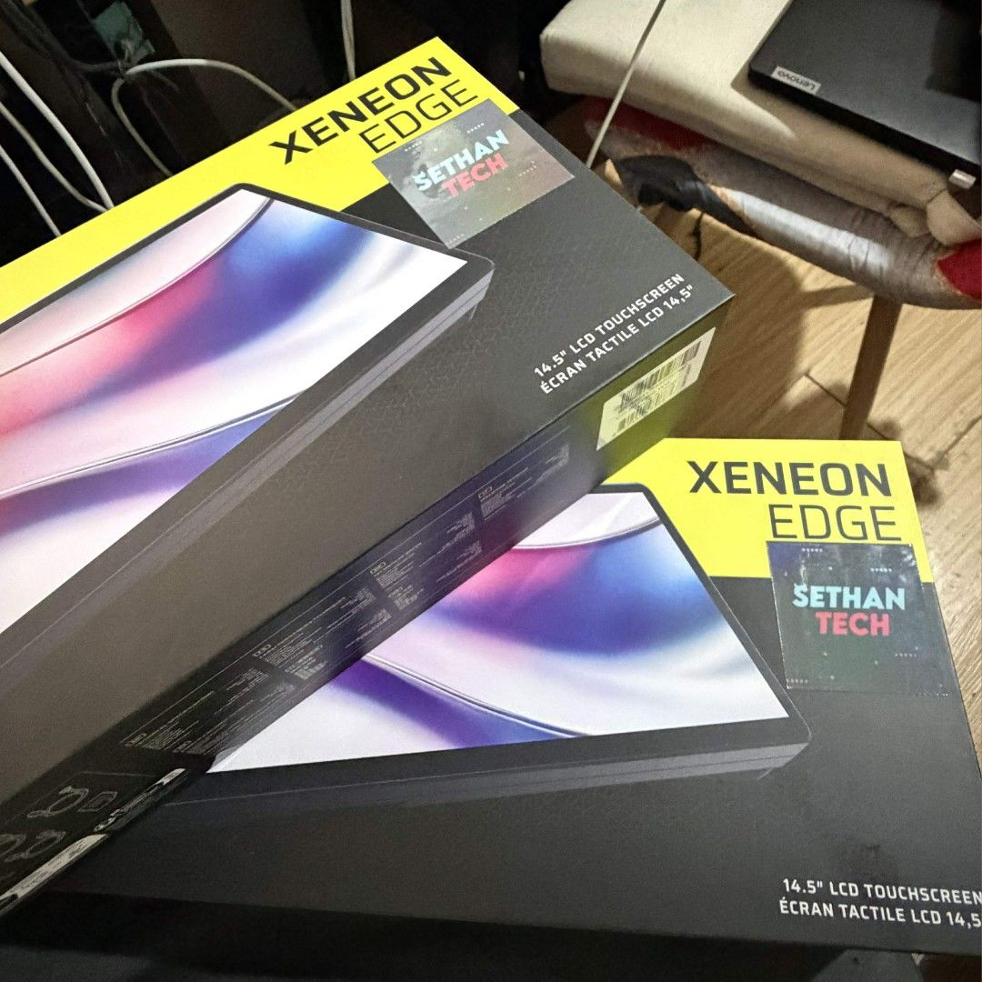 CORSAIR XENEON EDGE LCD (Category: Monitor Screens) located in Baguio. Submitted by ninikat11 (Listing ID 1440655263, Image 1). Description: CORSAIR XENEON EDGE LCD - BLACK ‼️ Selling Price: 14.5k Brand new unit, store onhand 📌 Location: Makati for pick up ⚠️ Official Sethan Tech sales assistant here. Don't buy from scammers stealing our photos..