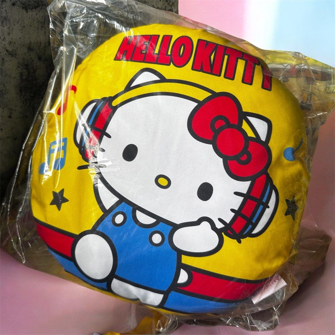 Dakki Spongebob & Hello Kitty Round Cushions (Category: Cushions & Throws) located in Tagum. Submitted by itscookiemonster (Listing ID 1440616137, Image 3). Description: - Cute Character Dakki brand round cushions - Available in Spongebob, Patrick, and Hello Kitty designs - 14x14 size - 3 HK and 3 SB available only - Perfect for fans of these characters - Soft and comfy for ultimate relaxation - Ideal for decorating your sofa or bed or even at ca