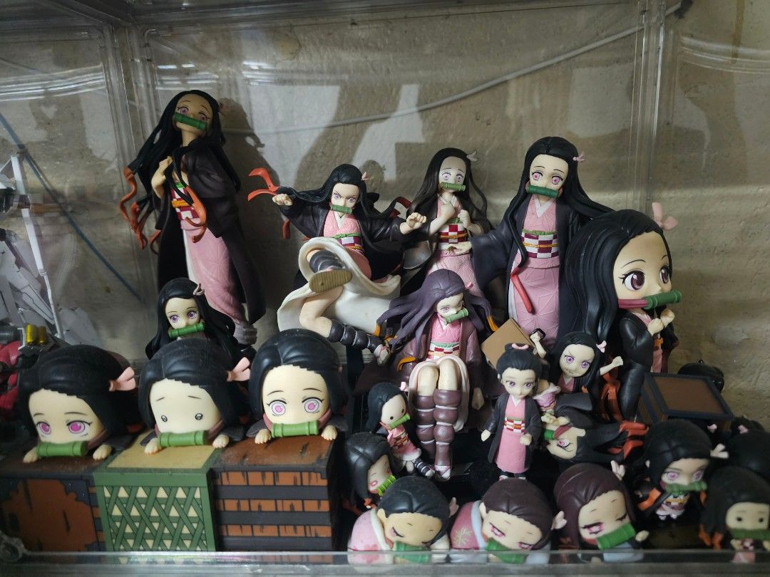 Demon Slayer Nezuko & Zenitsu Shrine (Category: Figurines & Statues) located in Manila. Submitted by pawthriftshop.ph (Listing ID 1440582165, Image 1). Description: - Selling a lot of anime figures. - Features characters from Demon Slayer, including Nezuko Kamado. - Some figures are still in original packaging (new in box). - Ideal for collectors and fans of these popular anime series. Nezuko and Zenitsu Shrine 2 acrylic boxes some still has boxe