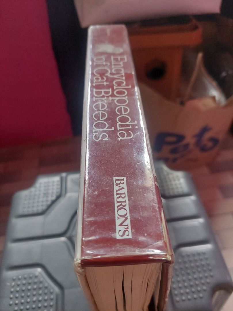 Encyclopedia of Cat Breeds 2nd Edition by J. Anne Helgren (Category: Storybooks) located in Caloocan City. Submitted by yuki_sanada (Listing ID 1440721469, Image 2). Description: SELLING: Encyclopedia of Cat Breeds, 2nd Edition (by J. Anne Helgren) 1,300 PHP Cainta location MOD: Lalamove, LBC, or Meetup MOP: Gcash or BP RFS: Need funds para sa paglipat ng bahay issue: may pangalan ko sa likod 😃 Pero in very good condition, naka plastic cover at 