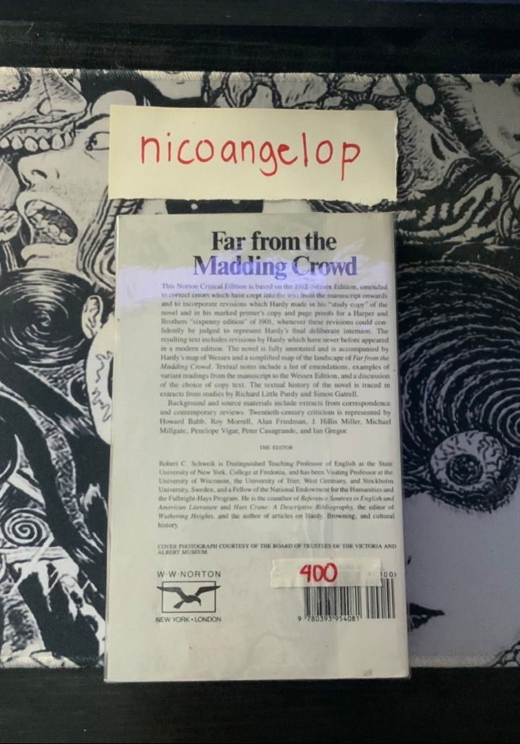 Far from the madding crowd by Thomas Hardy (Category: Storybooks) located in Manila. Submitted by nicoangelop (Listing ID 1440679081, Image 2). Description: Decluttering.