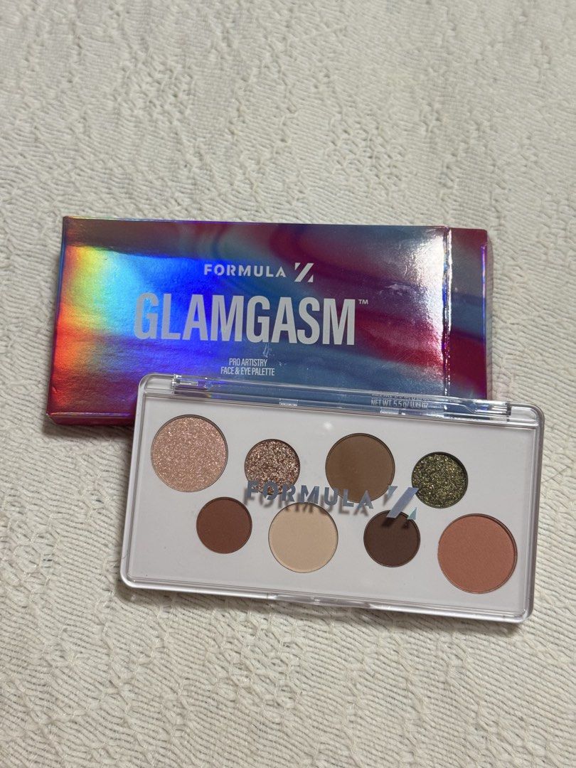 FORMULA Z Glamgasm Face & Eye Palette (Category: Makeup) located in Mandaluyong City. Submitted by mainesells_ (Listing ID 1440596269, Image 1). Description: - Gift from US, unused (have too many makeup na).
