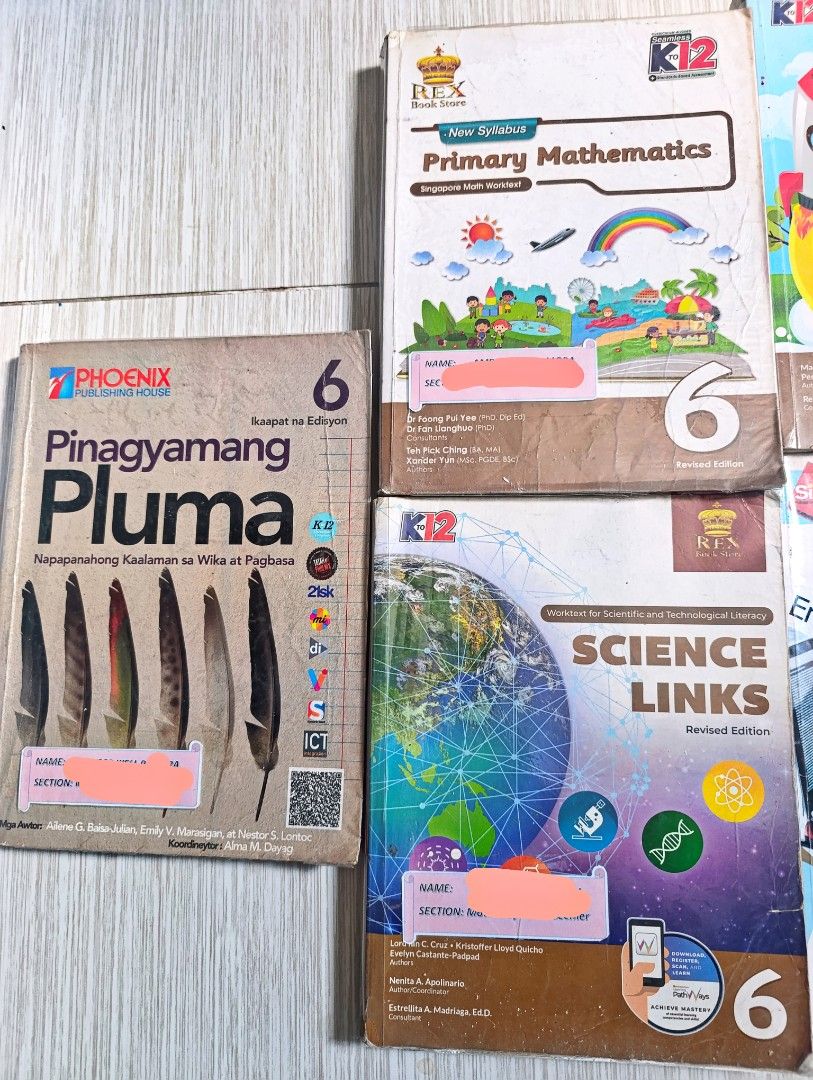 Grade 6 books (Category: Looking For) located in Manila. Submitted by kath_1127 (Listing ID 1440601910, Image 3). Description: 250 each with discounts for take all.