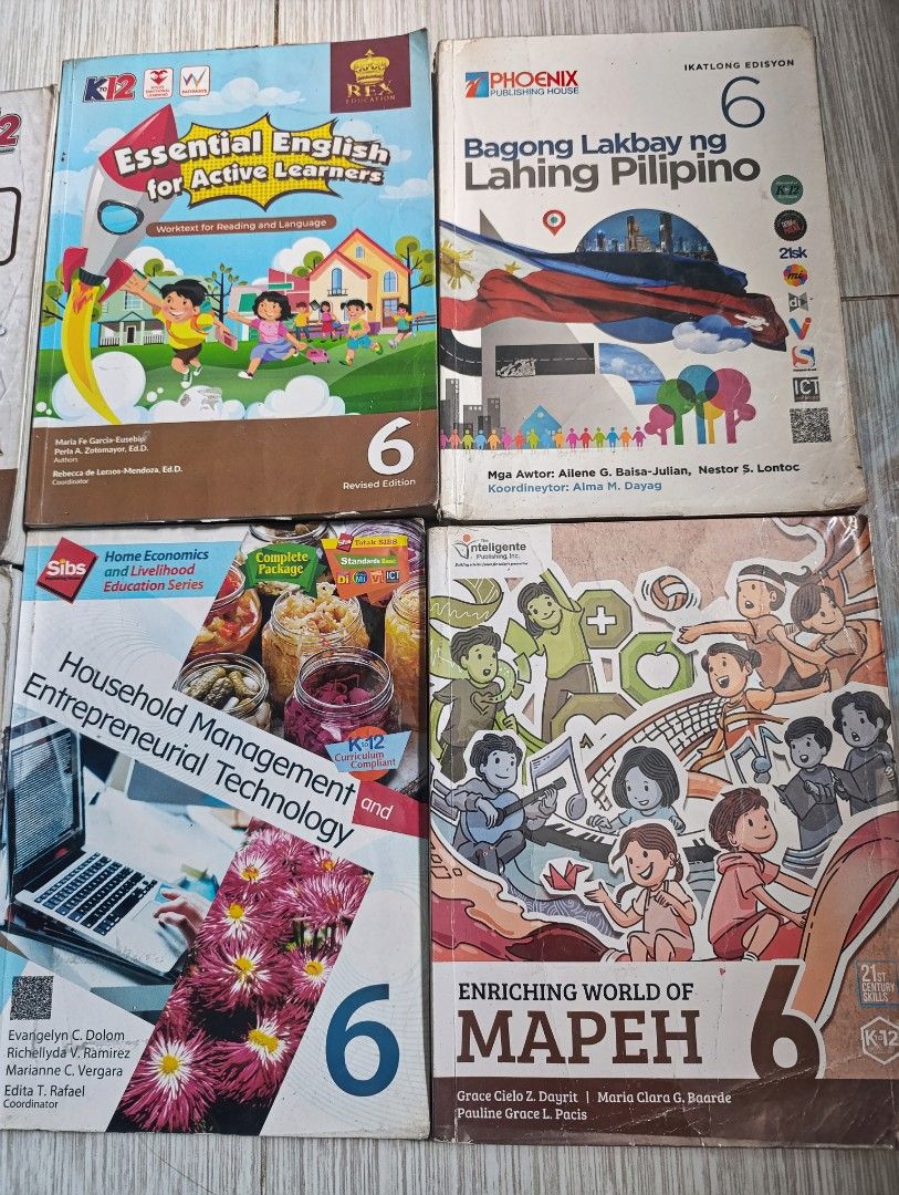 Grade 6 books (Category: Looking For) located in Manila. Submitted by kath_1127 (Listing ID 1440601910, Image 2). Description: 250 each with discounts for take all.