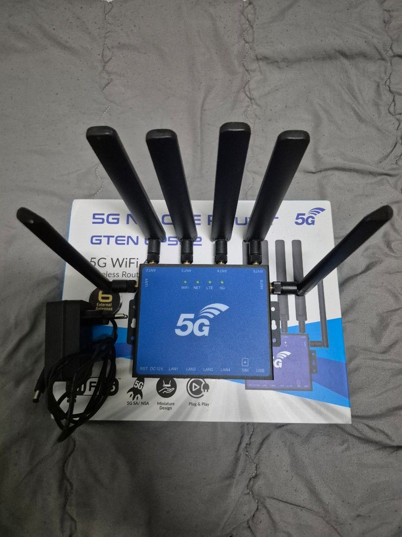 GTEN 5G Modem with 6 Antennas, Computers & Tech, Parts & Accessories ...