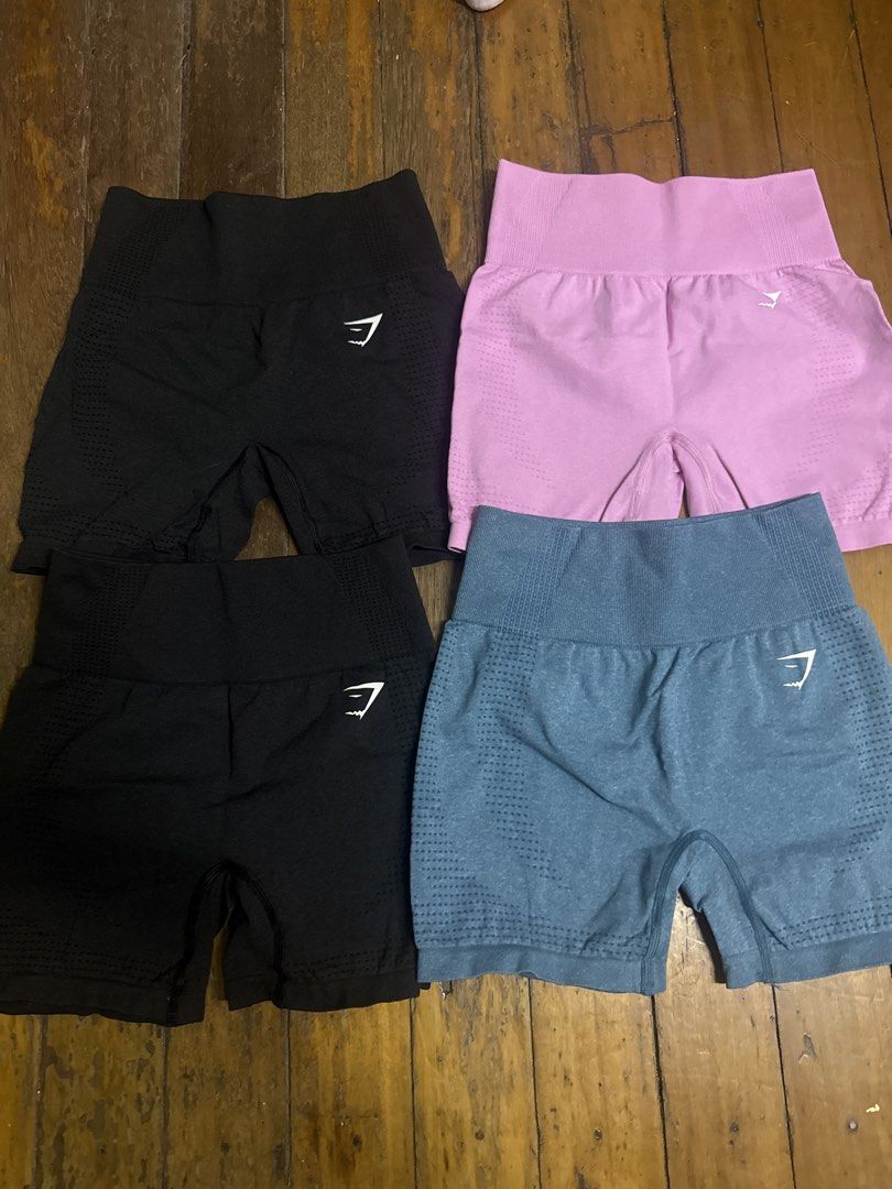 Gymshark Vital Seamless Shorts (Set of 4) (Category: Activewear) located in Marikina City. Submitted by ellapam (Listing ID 1440706798, Image 1). Description: - as set - no issues - size: small - RFS: D na kasya .