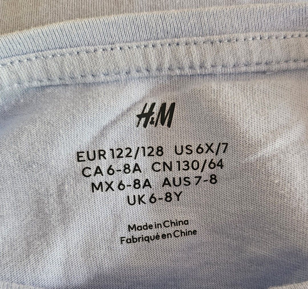 H&M Light Blue Butterfly Sleeves (Category: Babies & Kids Fashion) located in Quezon City. Submitted by MommyBolala (Listing ID 1440627045, Image 2). Description: .
